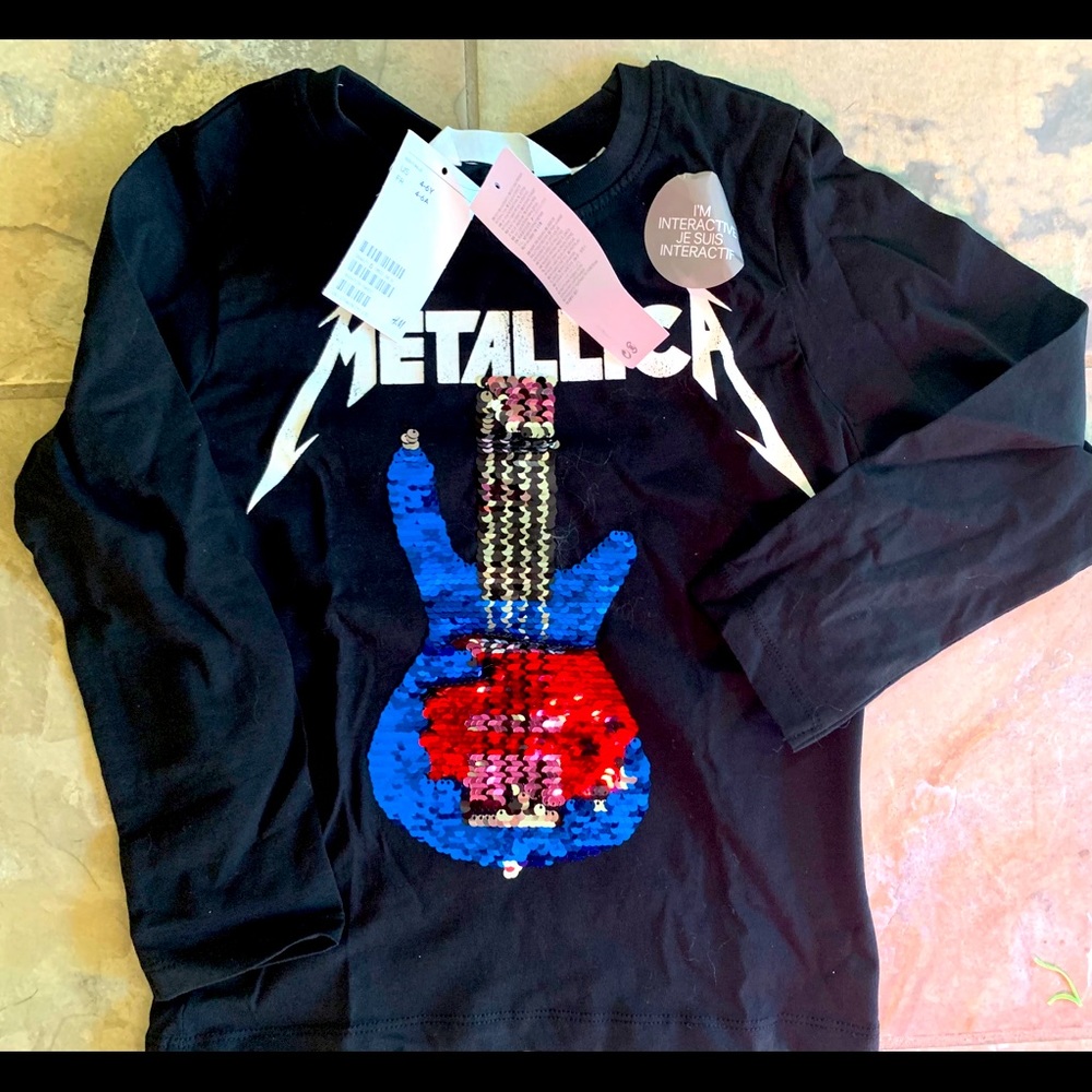 Toddler H&M toddler boys Metallica shirt